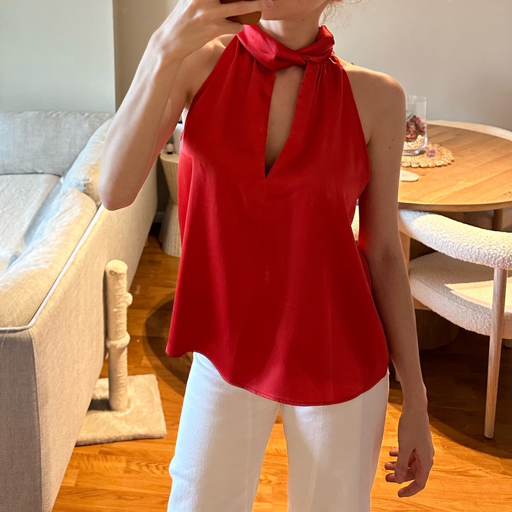 Zara satin blouse never worn